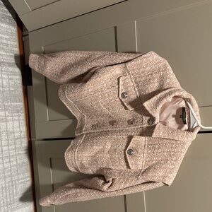 Olivaceous Pink Tweed Jacket